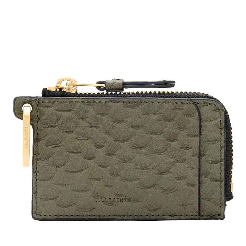 AllSaints Remy Leather Snake Wallet